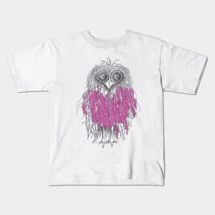 Freaked Out Funky Owl Kids T-Shirt